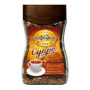 Кофе Московская кофейня на паяхъ Суаре, сублимированный, банка, 95 г