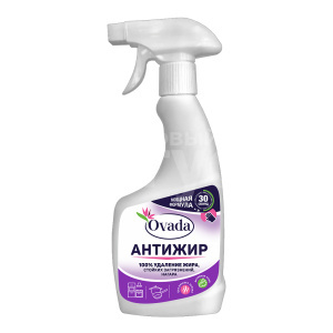 Чистящее средство Ovada для кухни, Антижир, мощная формула, курок, 500 мл