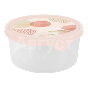 Контейнер для продуктов PT143311591 Plast Team Pastel, круглый, пластик 0,5 л