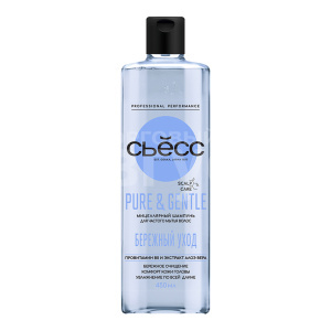 Шампунь для волос Сьёсс PURE & GENTLE Мицелярный, для частого мытья, женский, 450 мл