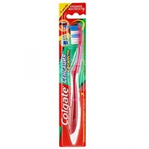 Зубная щетка Colgate Сенсация свежести, средней жесткости
