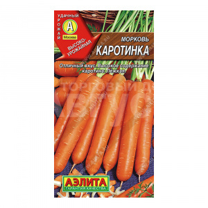 Семена АЭЛИТА морковь Каротинка, цветной пакет, 2 г