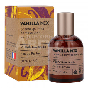 Туалетная вода Vegan Love Studio Vanilla Mix, аромат цветочный, фруктовый, женская, 50 мл