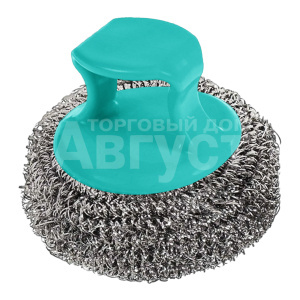 Мочалка металлическая Professional 70 нержавеющая короткая ручка, 1 шт, 1 шт