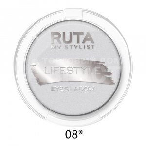 Тени для век Ruta Lifestyle, изящное серебро, тон 08