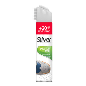 Спрей для обуви Silver Universal Водоотталкивающий для любых материалов, + 20% бесплатно, 250 мл