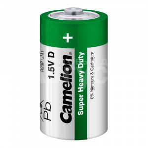 Батарейка Camelion R20P солевая, 1 шт