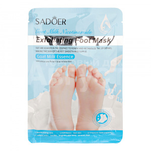 Маска для ног Sadoer экстракт козьего молока, 35 г
