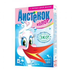 Стиральный порошок Аистенок Колор, для детского белья, 400 г