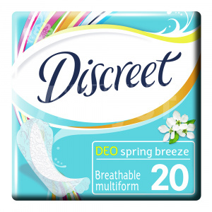Прокладки ежедневные Discreet Alldays Deo Spring Breeze Multiform, 20 шт