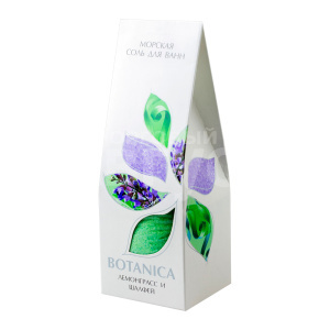 Соль для ванн BOTANICA лемонграсс и шалфей, 700 г
