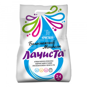 Стиральный порошок Ла Чиста Белоснежный монблан для белого, 2,4 кг