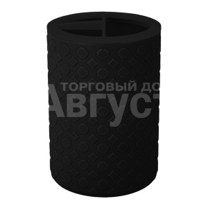 Стакан для зубных щеток Plast Team PT502310028 Black, пластик