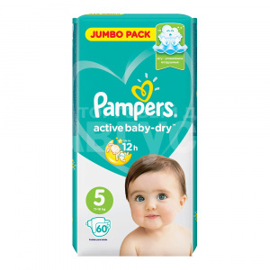 Подгузники Pampers Baby-Dru Junior 11-18кг, 60 шт