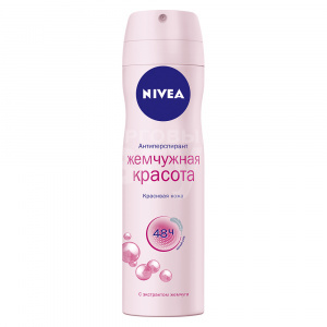Дезодорант-антиперспирант женский Nivea Жемчужная красота, спрей, 150 мл
