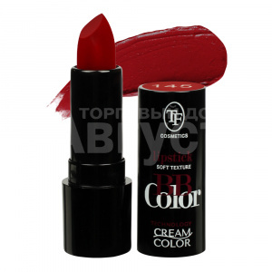 Помада для губ Triumf BB Color Lipstick кремовая, алая классика, тон 145