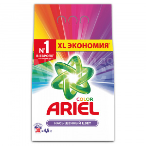 Стиральный порошок Ariel Color&Style, для цветного белья, автомат, 4,5 кг