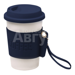 Кружка заварочная KKR-168 Coffee с крышкой, 370 мл