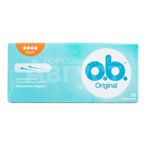 Тампоны гигиенические  O.B. Super Plus 16 шт