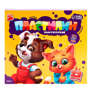 Пластилин ArtFox STUDY 7581347 1 сентября 240 г, 12 цветов