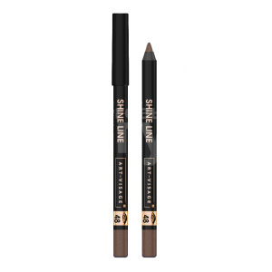 Карандаш для глаз Art-Visage Shine Line устойчивый водостойкий, лесной орех, тон 48