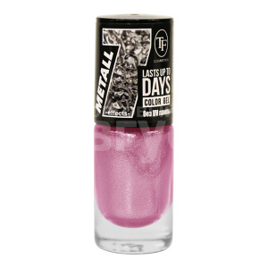 Лак для ногтей Triumf Color Gel Metall Розовая поталь, тон 344, 8 мл