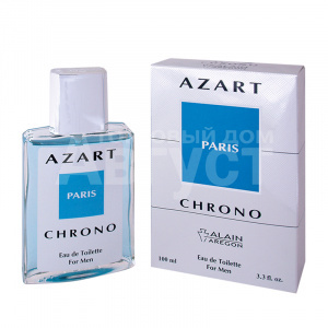 Туалетная вода Azart Chrono цитрусовый аромат, мужская, 100 мл