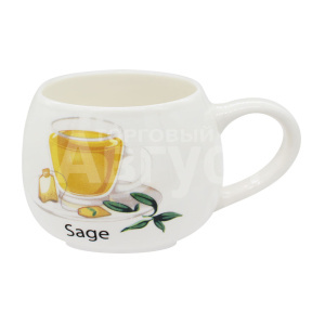 Кружка керамическая KKR-246, Sage, 400 мл