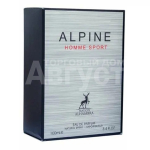 Туалетная вода Alhambra Alpine Sport аромат древесный фужерный, мужская, 100 мл