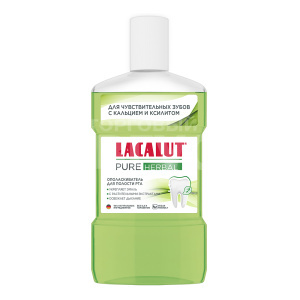 Ополаскиватель для полости рта Lacalut Pure Herbal, 475 мл