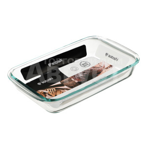 Форма для запекания SATOSHI 825-045 прямоугольная с ручками, 29,5х17,4х5см, стекло жаропрочное, 1,6 л