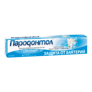 Зубная паста Пародонтол антибактериальная защита, 63 г
