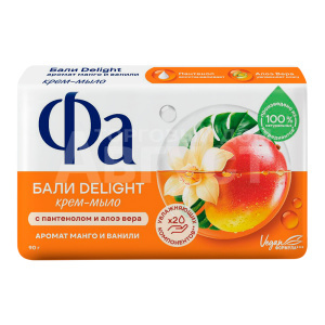 Крем-мыло туалетное Фа твёрдое,Бали Delight, 90 г