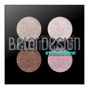 Тени для век Belor Design Delicate 4-х цветные, розово-лиловые, тон 40