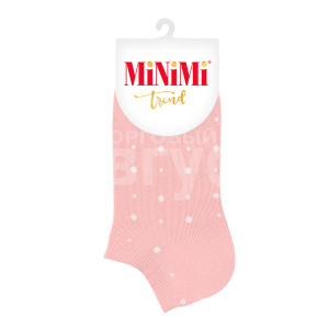 Носки женские Minimi MINI TREND 4203 укороченные в горошек, размер 39-41, Rosa Chiaro