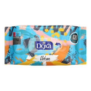 Влажные салфетки DOXA Город, без клапана, 120 шт
