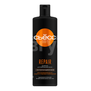 Шампунь для волос Сьёсс Repair, для сухих, поврежденных волос легкое расчесывание и интенсивный уход, женский, 450 мл
