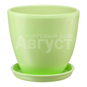 Кашпо BH-30-2 Бутон, керами, нежно-салатовый, 2,4 л