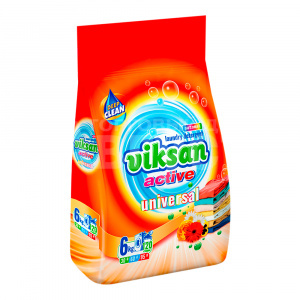 Стиральный порошок Viksan автомат, Active Universal, 6 кг