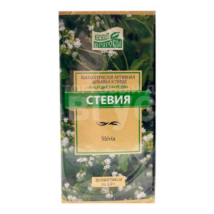 Бад Стевия лист 2г, 20 пакетов