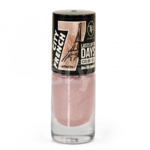Лак для ногтей Triumf Color Gel City French Светло-розовый с шиммером, тон 362, 8 мл