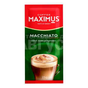 Кофе Maximus напиток кофейный, растворимый, Макиато, 25 г