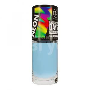 Лак для ногтей Triumf Color Gel Neon, светло-голубой яркий, тон 320, 8 мл