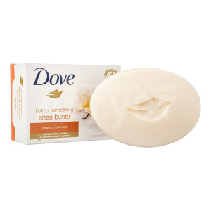 Крем-мыло туалетное Dove Объятия нежности Масло ШИ и пряная ваниль, 90 г