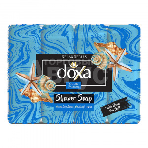 Мыло туалетное DOXA ECOPACK 150г глицерин Морская страсть, 4 шт