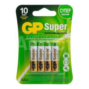 Батарейка Greenini Professional Super LR 03 BL4, 4 шт блистер