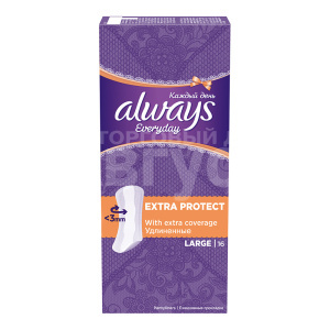 Прокладки ежедневные Always Large, 16 шт