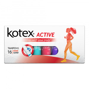 Тампоны гигиенические Kotex Active Super, 16 шт
