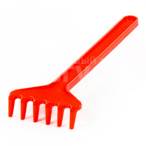 Грабли 0477 Полесье малые 3+, 18x6,7x1,8 см, пластмасса