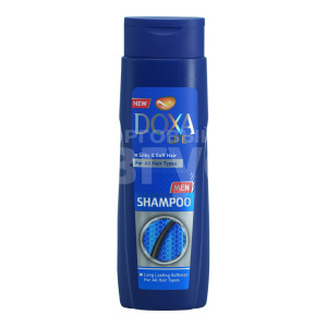 Шампунь DOXA LIFE FOR MEN шелковистые мягкие волосы, синий, мужской, 600 мл